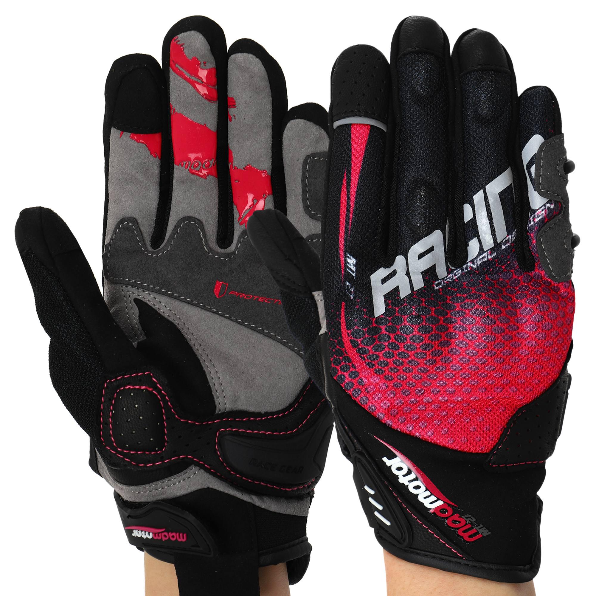 Моторукавицы MADMOTOR MT-27 XL Черно-красный