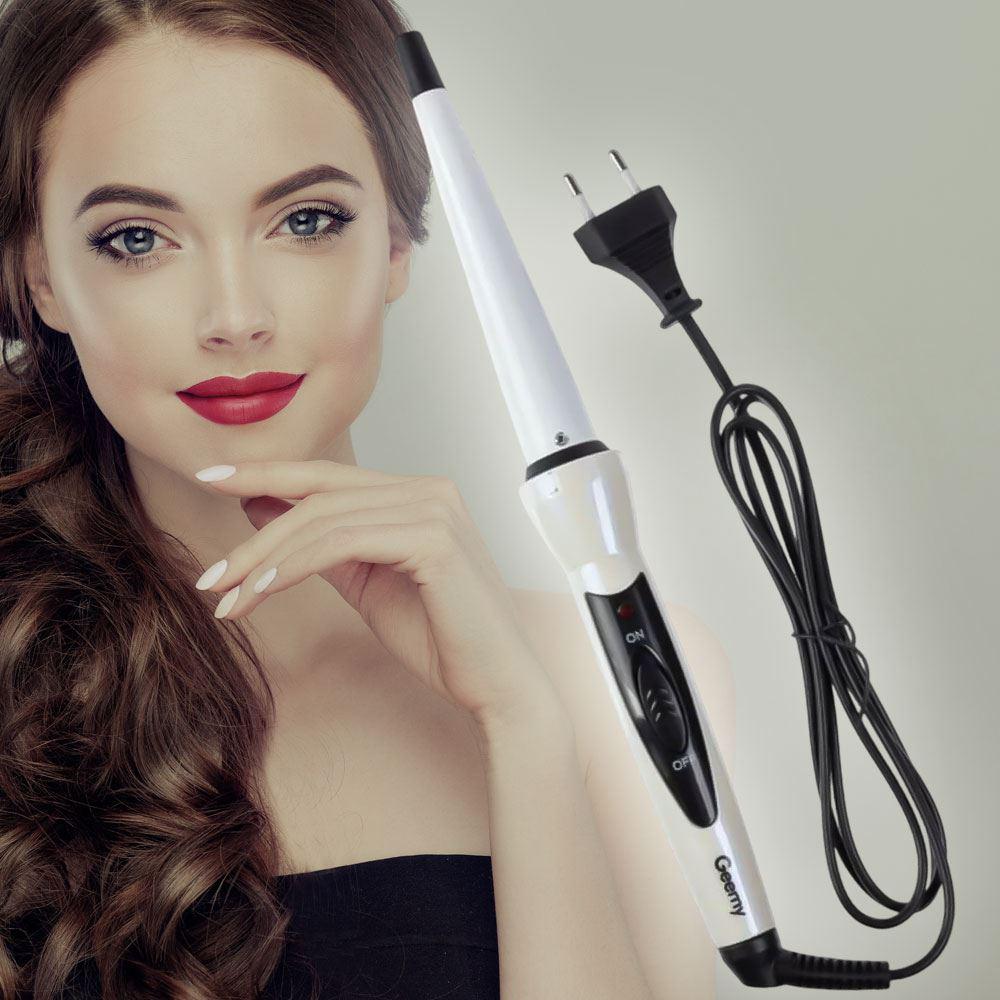 Плойка для волосся конусна керамічна Geemy GM-2815 Білий (312) - фото 2