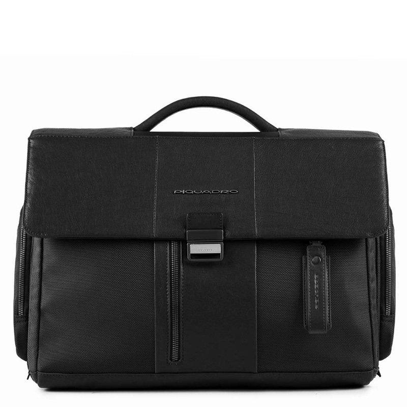 Портфель Piquadro BRIEF 15,6"/iPad Air/Pro и брелок CONNEQU Black (CA1045BR_N)