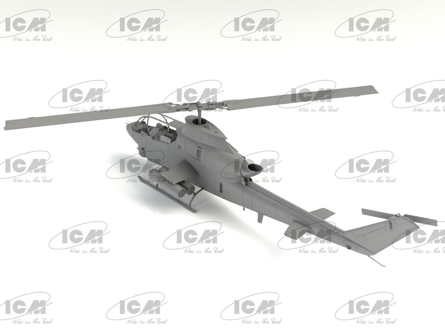 Збірна модель ICM AH-1G Arctic Cobra вертоліт США (32063) - фото 12