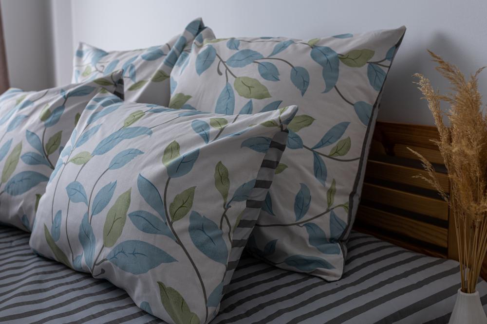 Комплект постельного белья ТЕП Soft Dreams Spring Basil двуспальный 175x210 см наволочки 2x70х70 см (17921) - фото 3 Комплект постельного белья ТЕП Soft Dreams Spring Basil двуспальный 175x210 см наволочки 2x70х70 см (17921) - фото 3