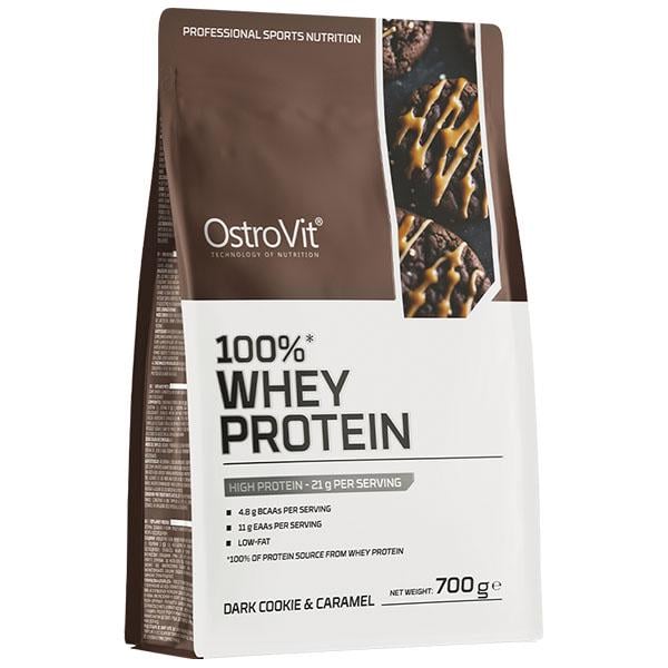 Протеин OstroVit Whey Protein 700 г 23 порции Dark Cookies & Caramel (000026686)