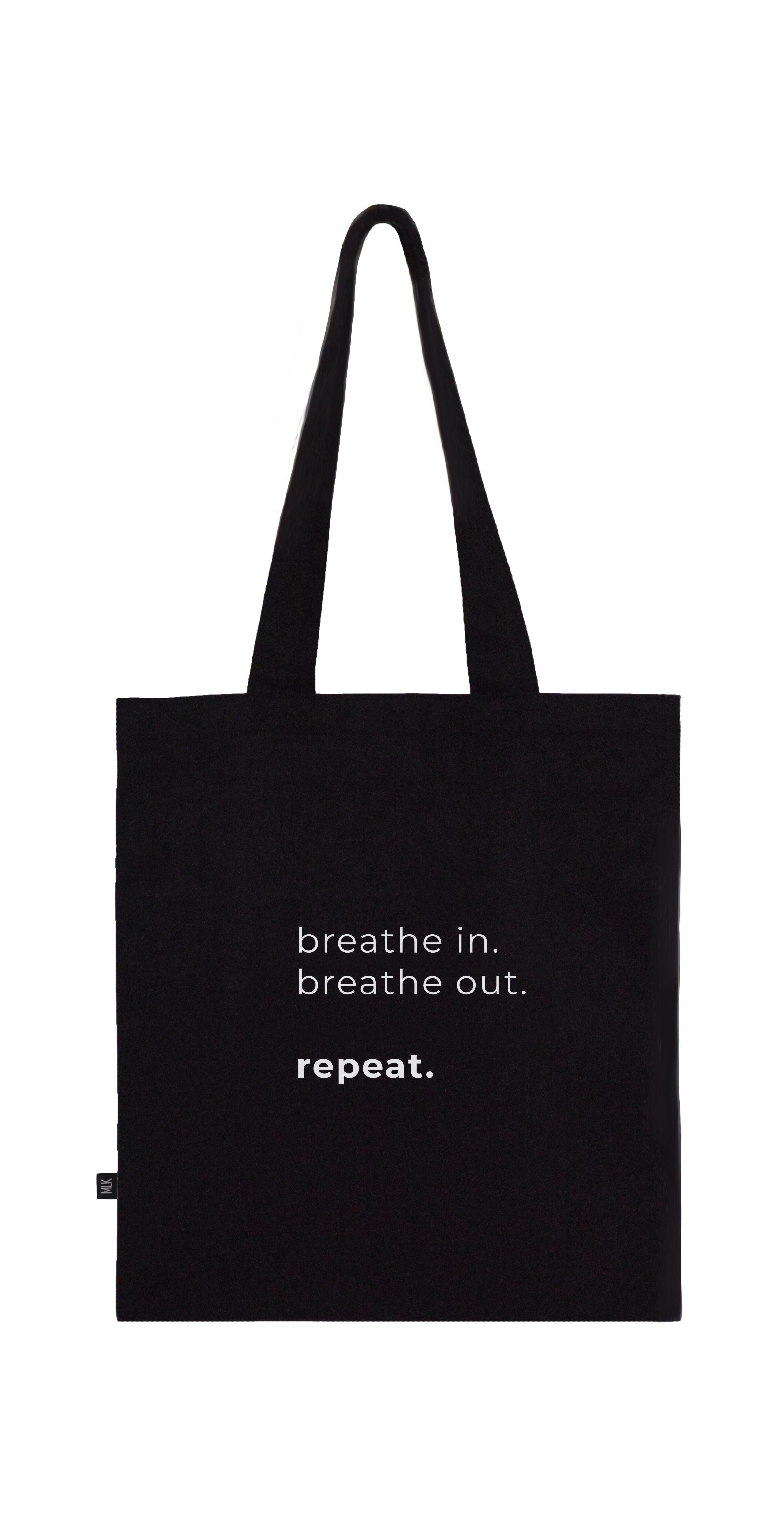 Шопер MLK із застібкою та кишенею Breathe Чорний