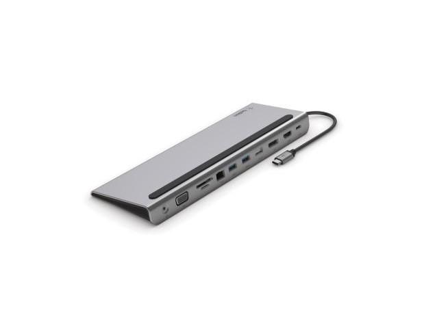 Концентратор USB-хаб Belkin USB-C 11-in-1 Multiport Dock (INC004BTSGY) - фото 1