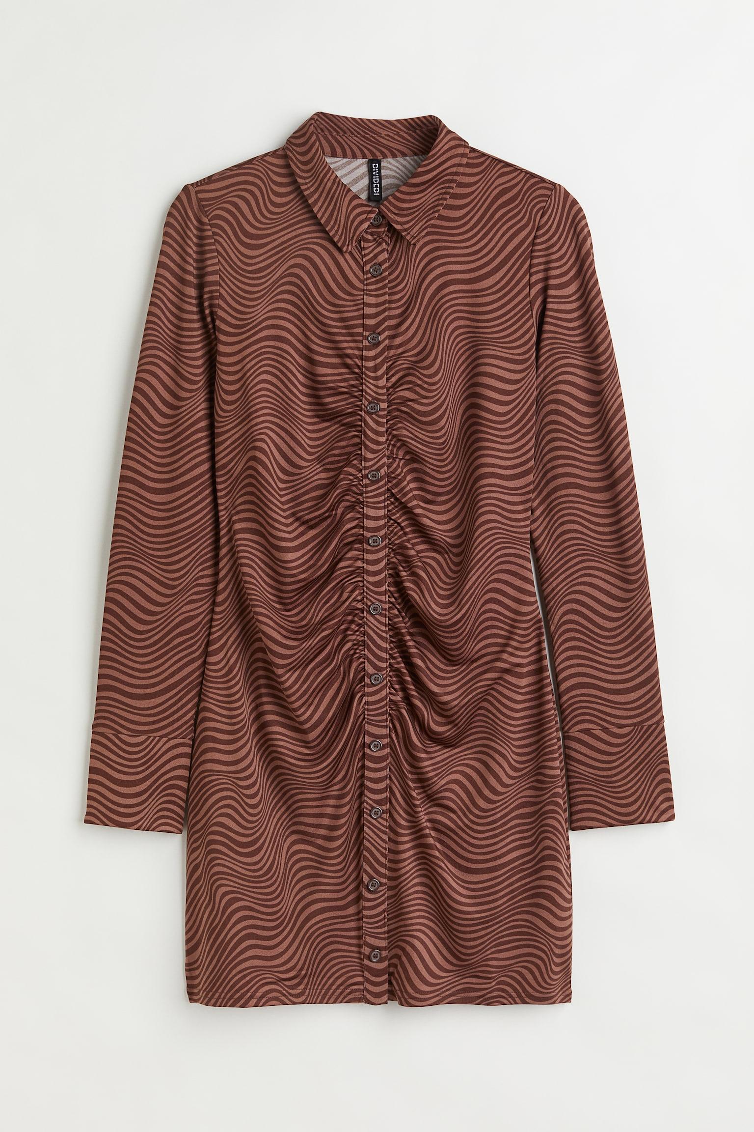 Сукня H&M Принт р. 3XL Коричневий (S24061071523)