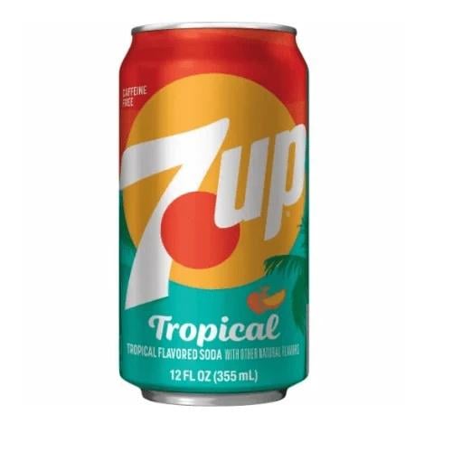 Напій 7UP Tropical 355 мл (4)