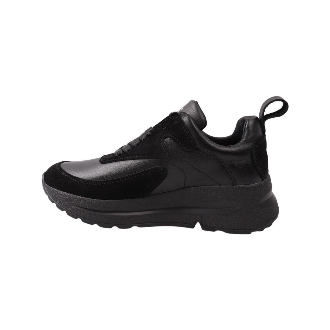 Кросівки жіночі Best Vak зі шкіри р. 38 Чорний (63-21/22DTS) - фото 2