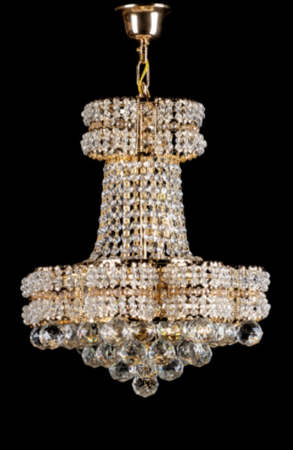 Хрустальная люстра L0736/6 Золото/Белый (AN000382)