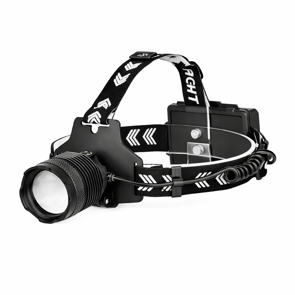 Фонарь налобный BLA760TG60W с функцией Power Bank и зумом Черный (31330455)