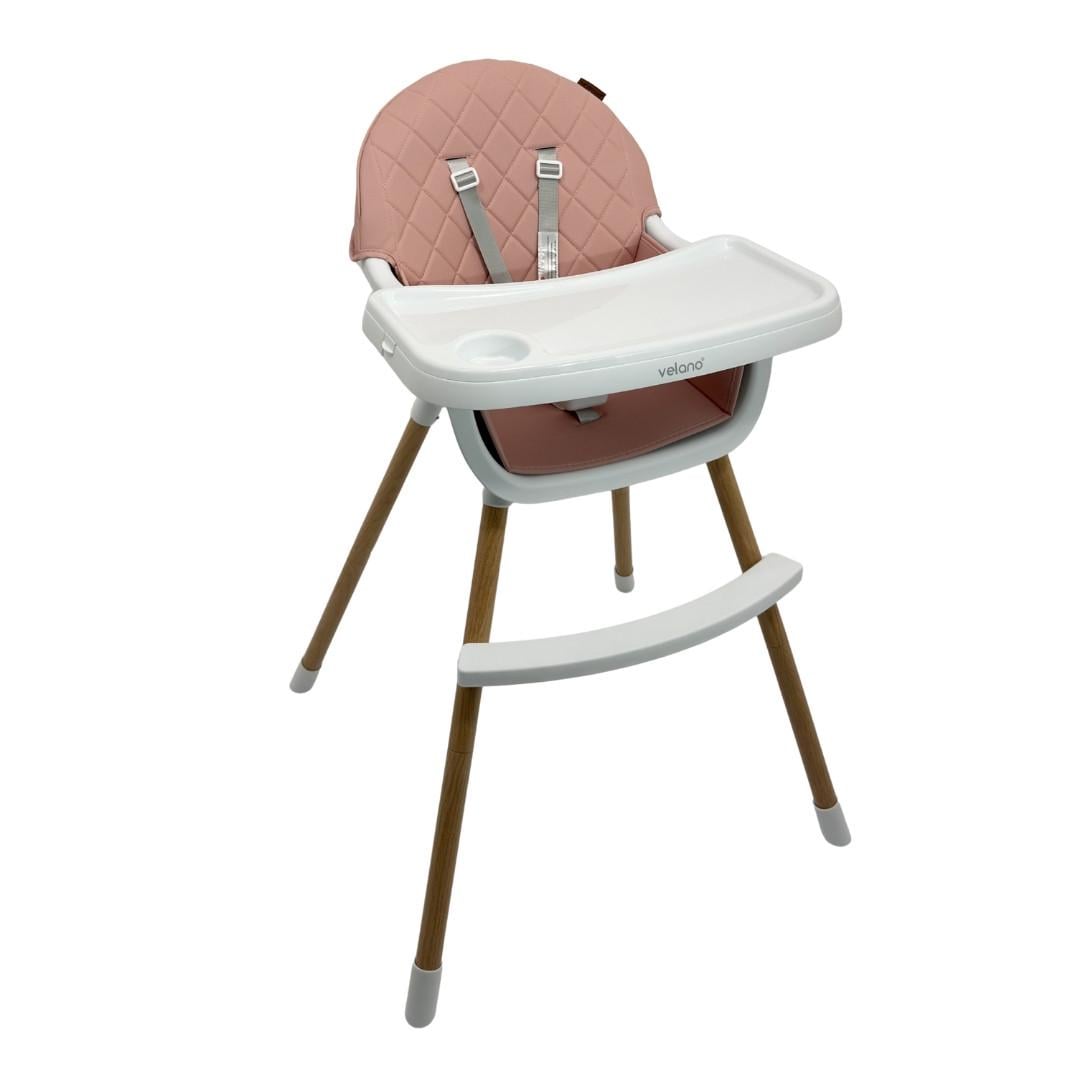Стілець для годування дитини 2в1 Velano Evo Pink (2860594761)