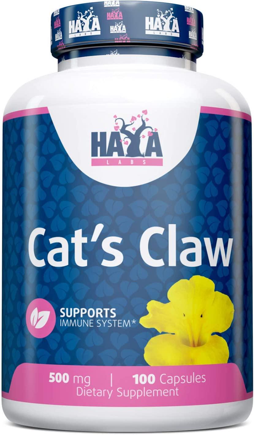 Натуральна добавка Haya Labs Cat's Claw 3 500 mg 100 капс. (00000037679)