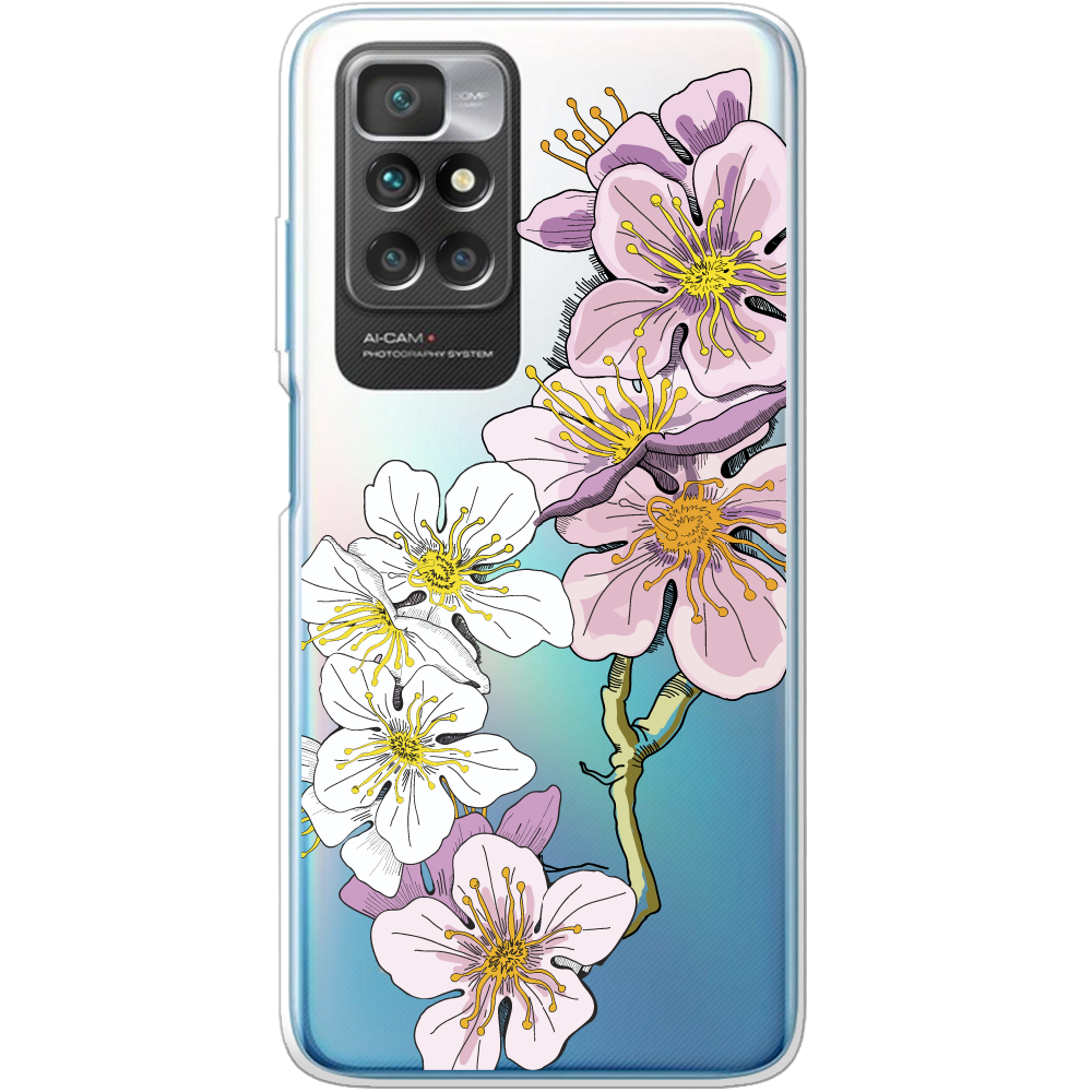 Чохол BoxFace Xiaomi Redmi 10 Cherry Blossom Прозорий силікон (43311-cc4-43311)