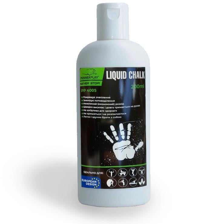 Магнезия спортивная жидкая PowerPlay PP_4005 Liquid Chalk 200 мл - фото 1