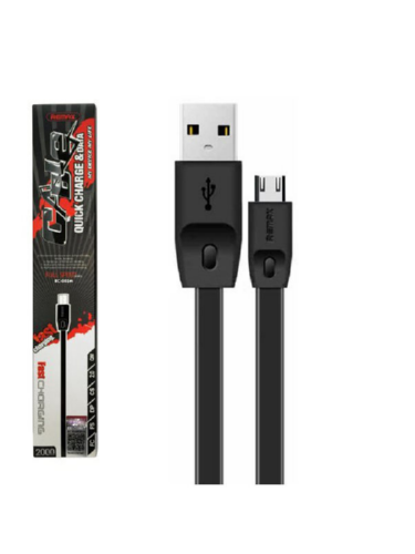 Кабель Remax Micro USB Full Speed Charging RC-001m 1 м Black - фото 2