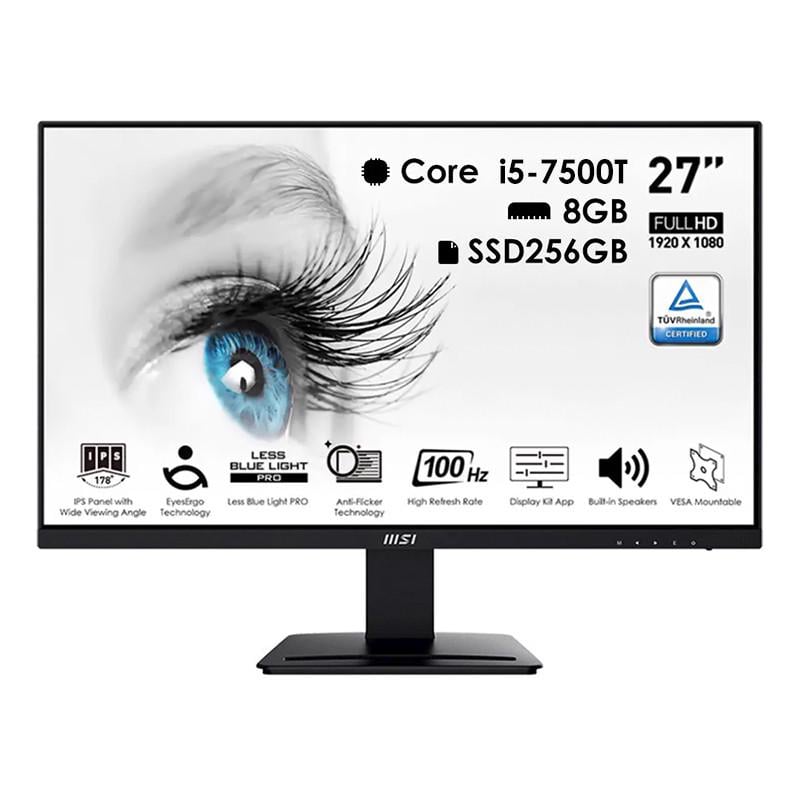 Моноблок HP/MSI EliteDesk 600 G3 s1151 Core i5-7500T/8GB/SSD 256GB 27" Black (28525304)