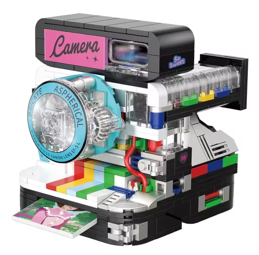 Конструктор фотоаппарат Instant Camera для детей и взрослых 478 деталей