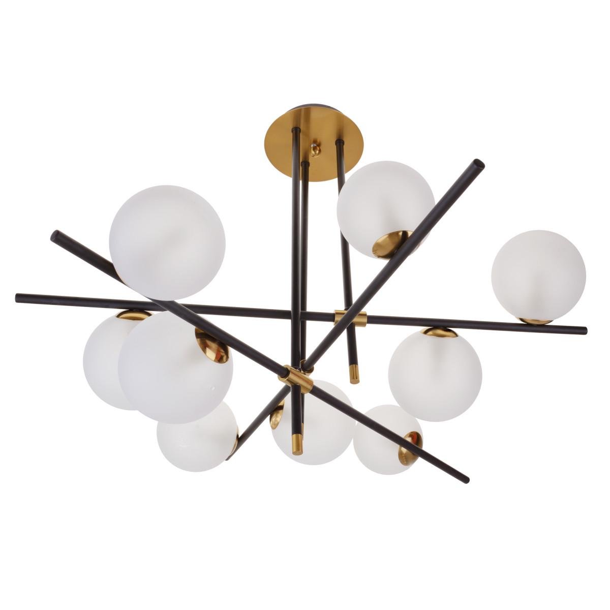 Люстра Brille BL-782S/9 G9 BK/G