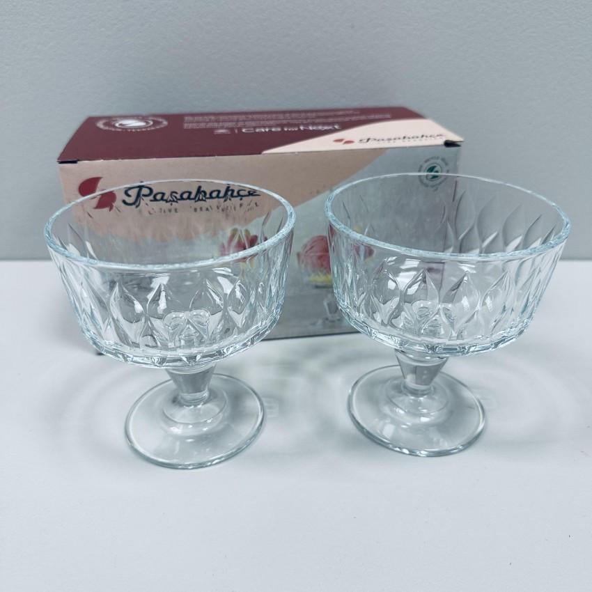 Набір креманок для морозива Pasabahce Leafy 440414 260 мл 2 шт. (2523800349) - фото 3 Набір креманок для морозива Pasabahce Leafy 440414 260 мл 2 шт. (2523800349) - фото 3