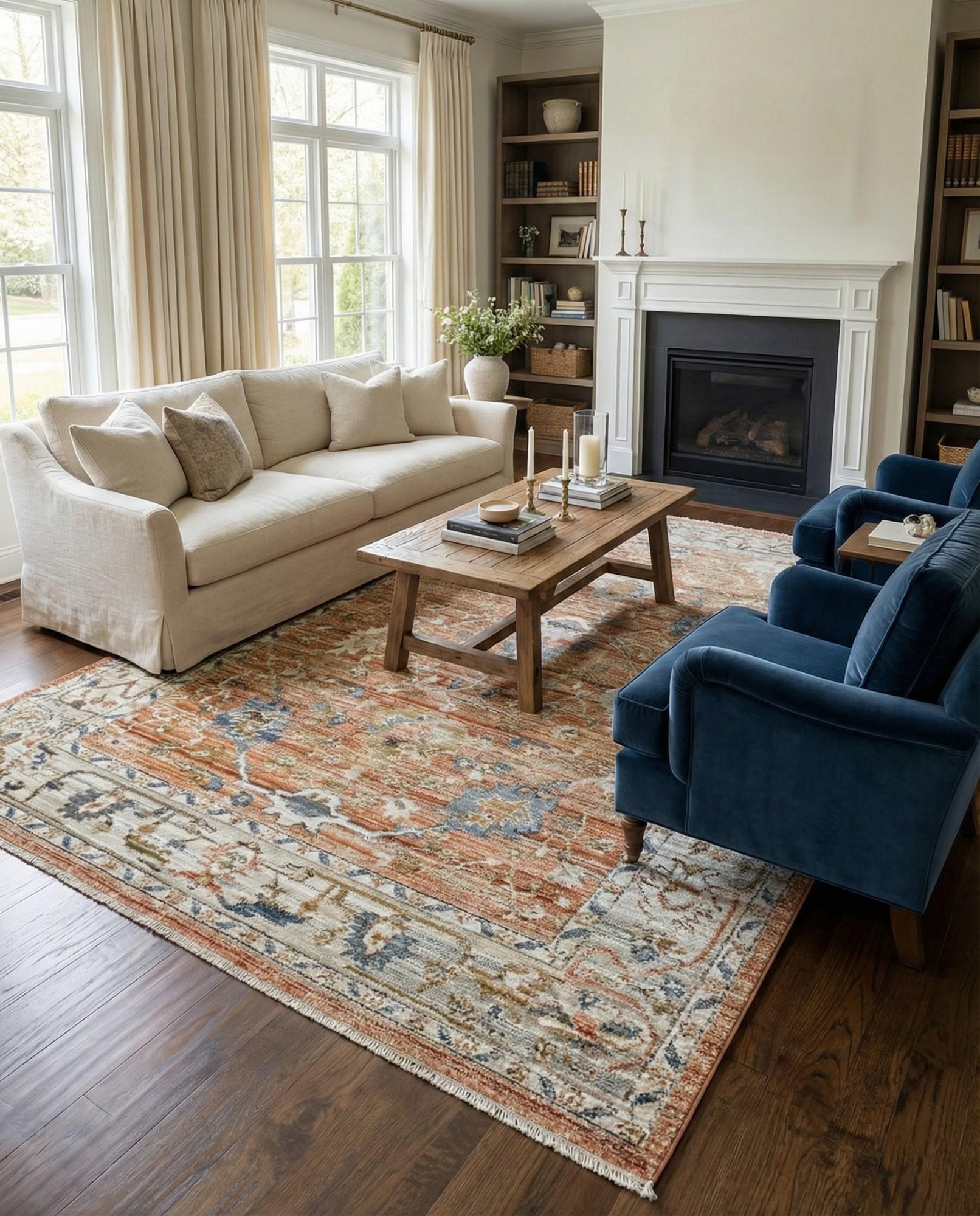 Ковер с коротким ворсом Rivoli ku95a Terra 200x300 см (98612030)