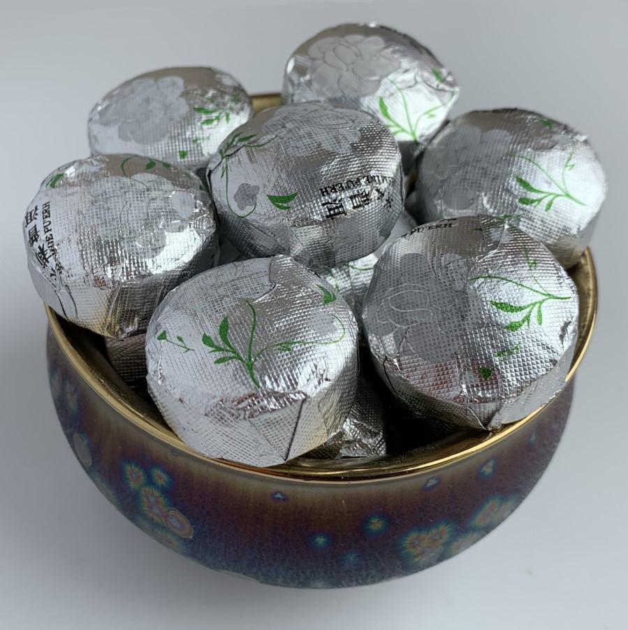 Чай Шу пуэр мини то ча с жасмином 100 г