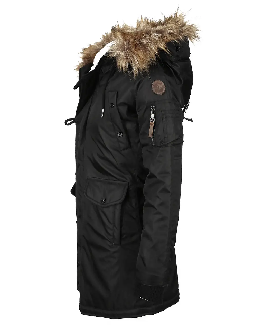 Парка Top Gun Miss Fitted Nylon N-3B Parka XS Black (TGJ1574BXS) - фото 3