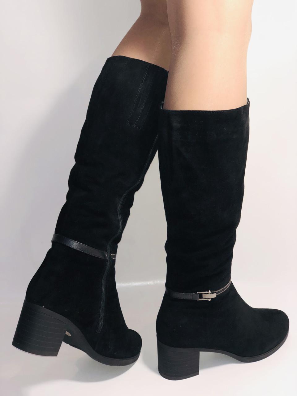 Сапоги женские зимние Polann р. 37 24,0 см Черный (2414) - фото 10