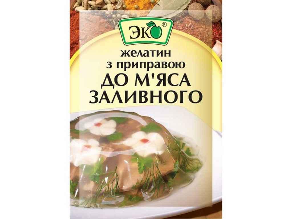 Желатин з приправою ЕКО до м'яса заливного 20 г (277518) Желатин з приправою ЕКО до м'яса заливного 20 г (277518)