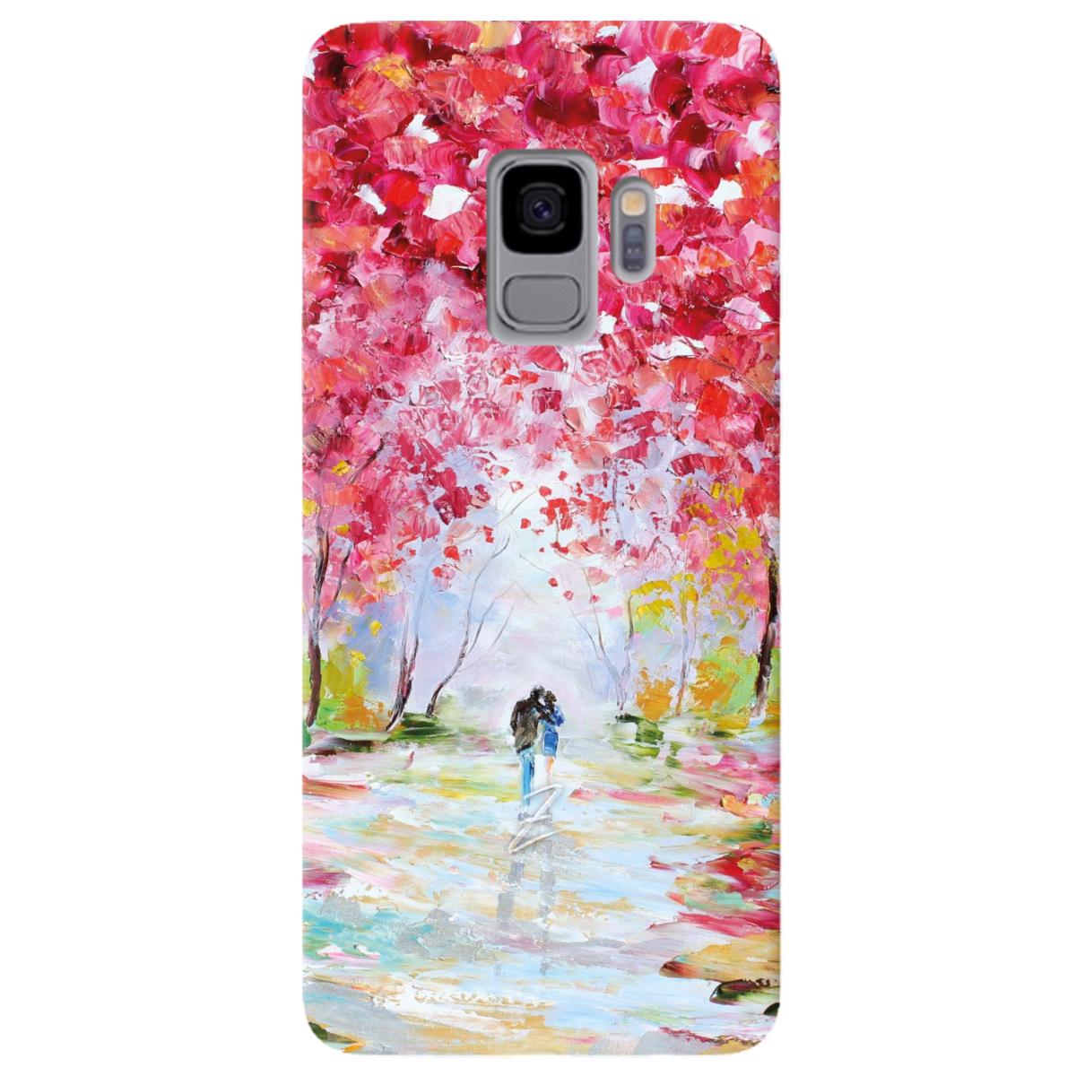 Силиконовый чехол Zorrov для Samsung Galaxy S9 - Paseo romántico (10940050217046205) - фото 1