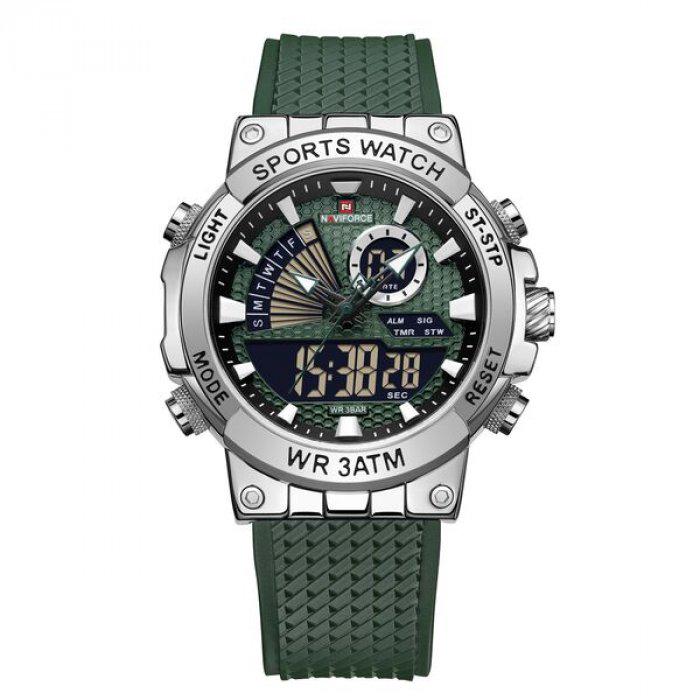 Часы наручные мужские Naviforce Forward Pro Green (1540)