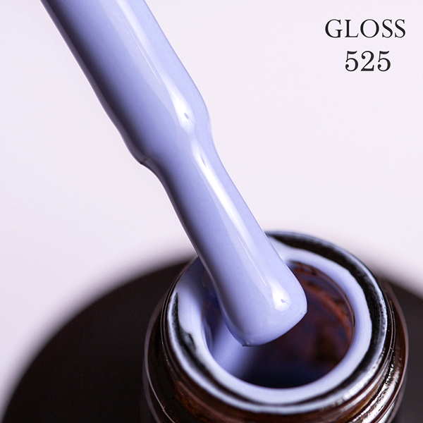 Гель-лак GLOSS 525 11 мл Бледно-васильковый (34783)