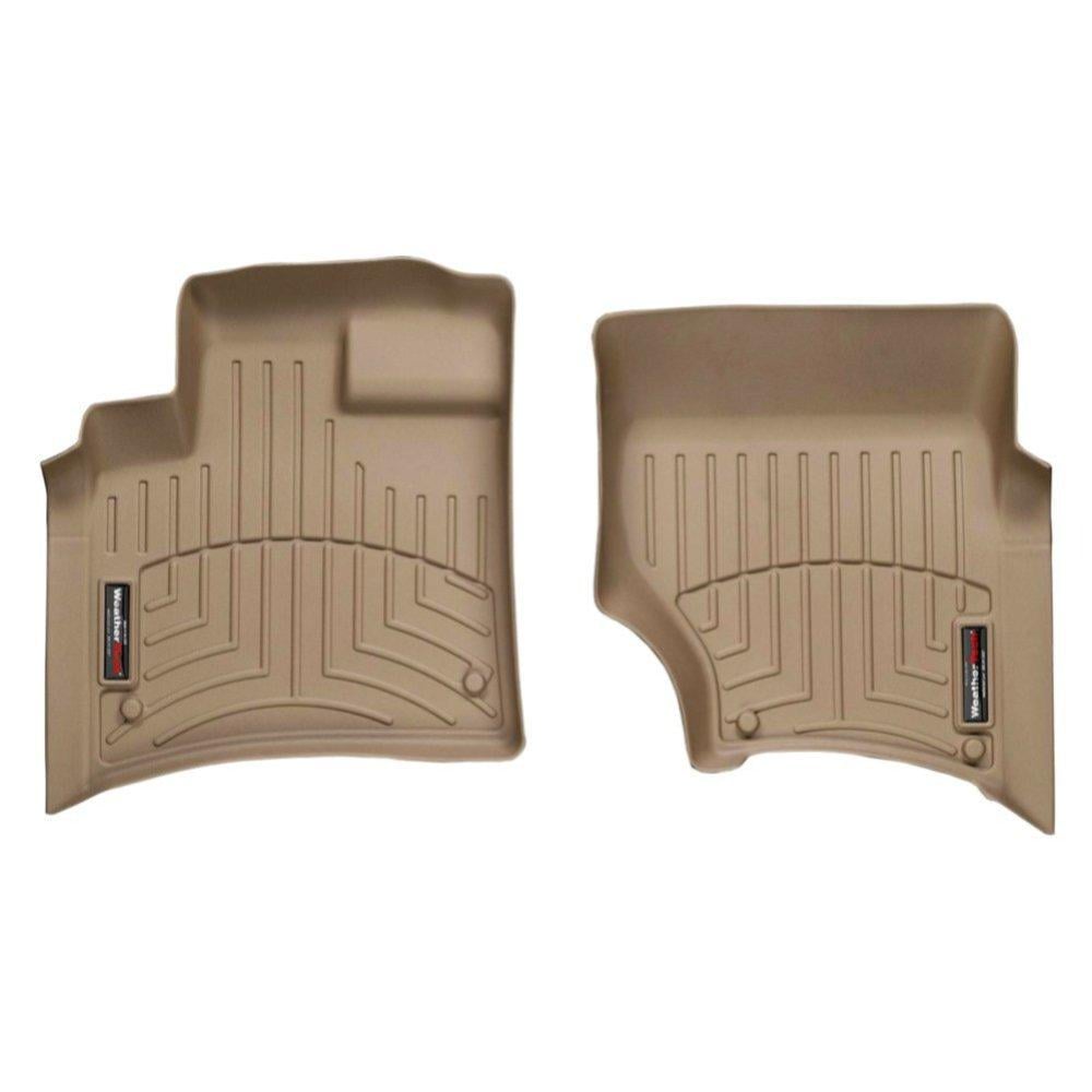 Коврики в салон передние WeatherTech для Audi Q7 2005- с бортиком Бежевый (451511)