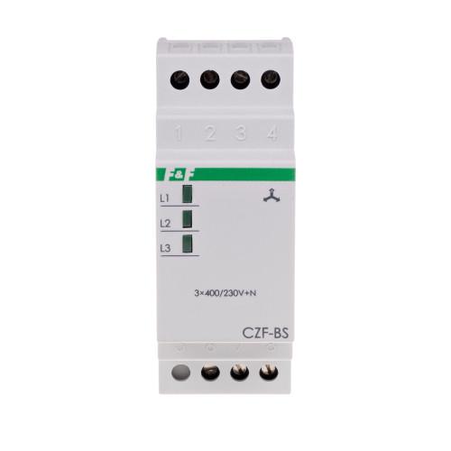 Реле пропадання фаз F&F CZF-BS 3х400 В+N 16A (27872286)