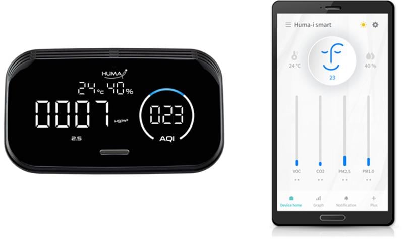 Анализатор качества воздуха Huma-i Smart (HI-300) Анализатор качества воздуха Huma-i Smart (HI-300)