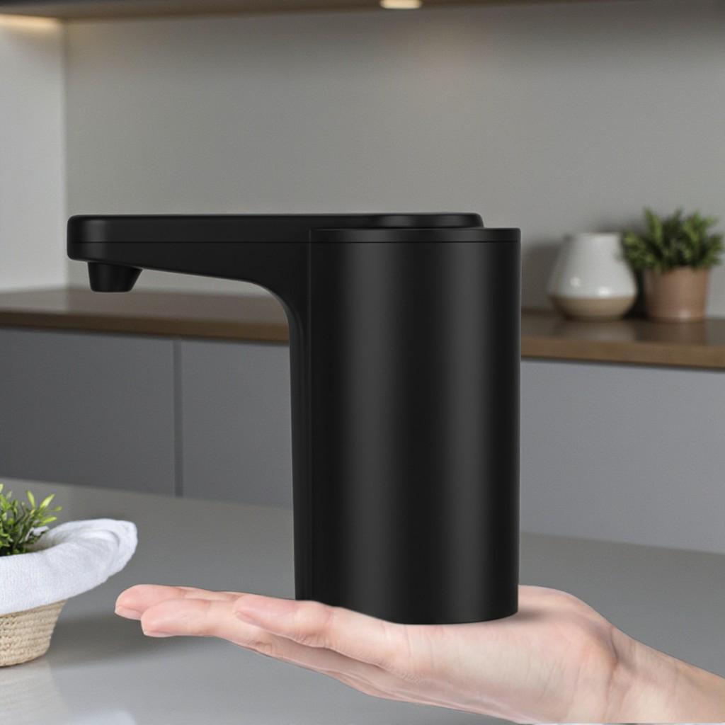 Помпа для воды электрическая с подсветкой Черный - фото 8