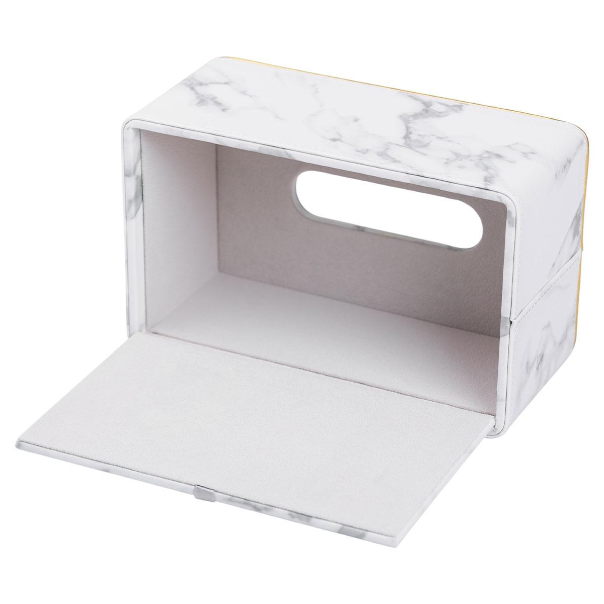 Серветниця з екошкіри прямокутна HP-3-202 21,5х13х9 см (A-033501) - фото 5 Серветниця з екошкіри прямокутна HP-3-202 21,5х13х9 см (A-033501) - фото 5