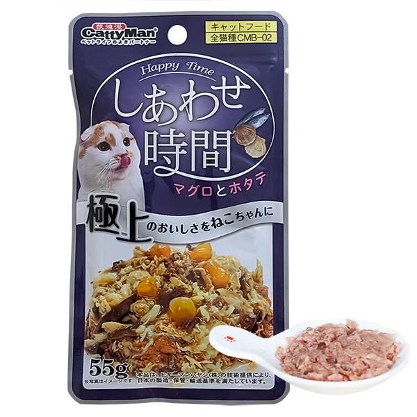 Корм влажный CattyMan Tuna Bonito Scallop 55 г