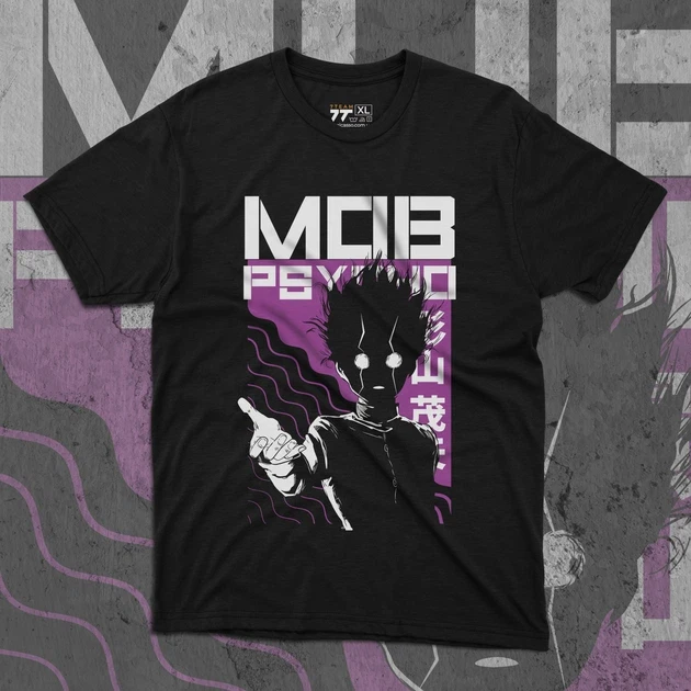 Футболка мужская с принтом Mob Psycho #5 р. 48 (Anime0901)