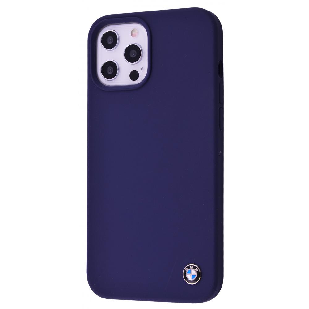 Чохол PRC Silicone Bmw case для iPhone 12 Pro Max Dark Blue