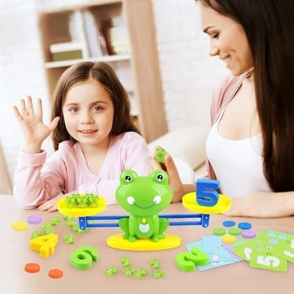 Настольная математическая игра для детей в виде забавной лягушки (AN00272) - фото 3 Настольная математическая игра для детей в виде забавной лягушки (AN00272) - фото 3