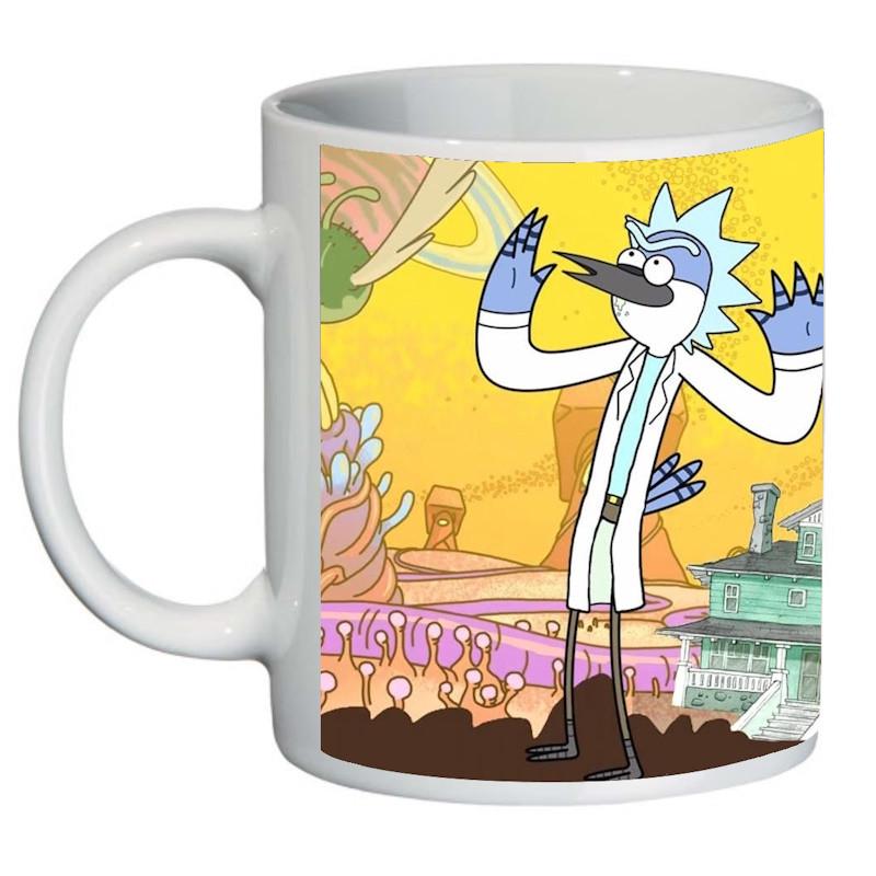 Чашка с принтом Обычный мультик Regular Show RS-0011 (2181713228)