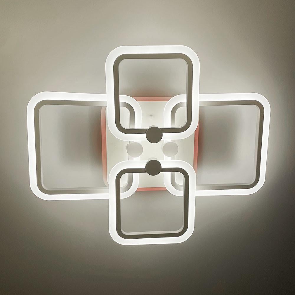 Люстра LED RGB на 2/2 рожка Белый (A 2503/2+2 WT) - фото 3