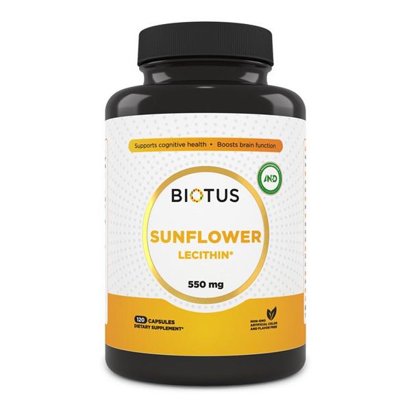 Лецитин Biotus Lecithin Sunflower 120 капс. (000022768)