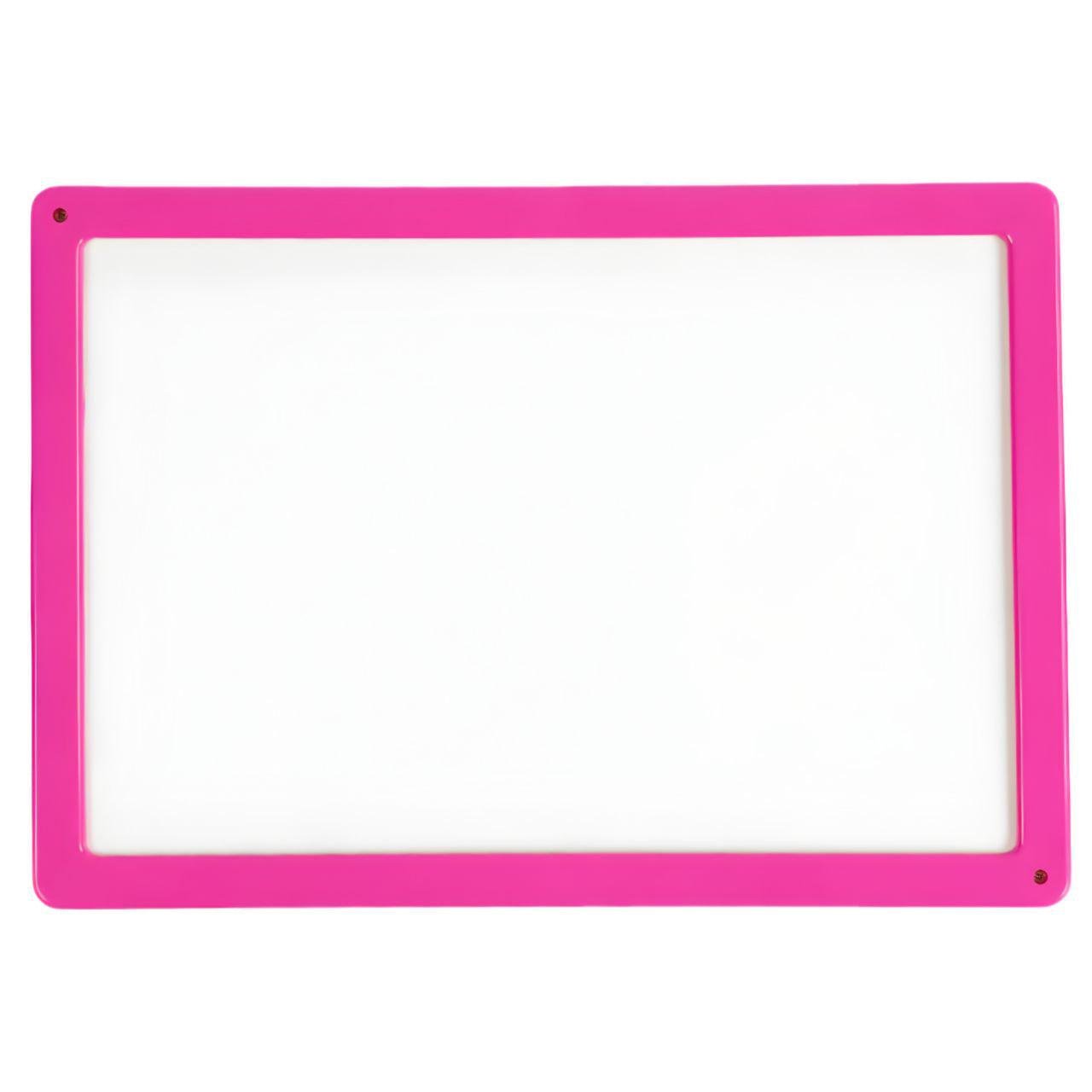 Дошка для малювання двостороння WQ 700 Малюй світлом з маркерами пиши-стирай Рожевий (31237608)