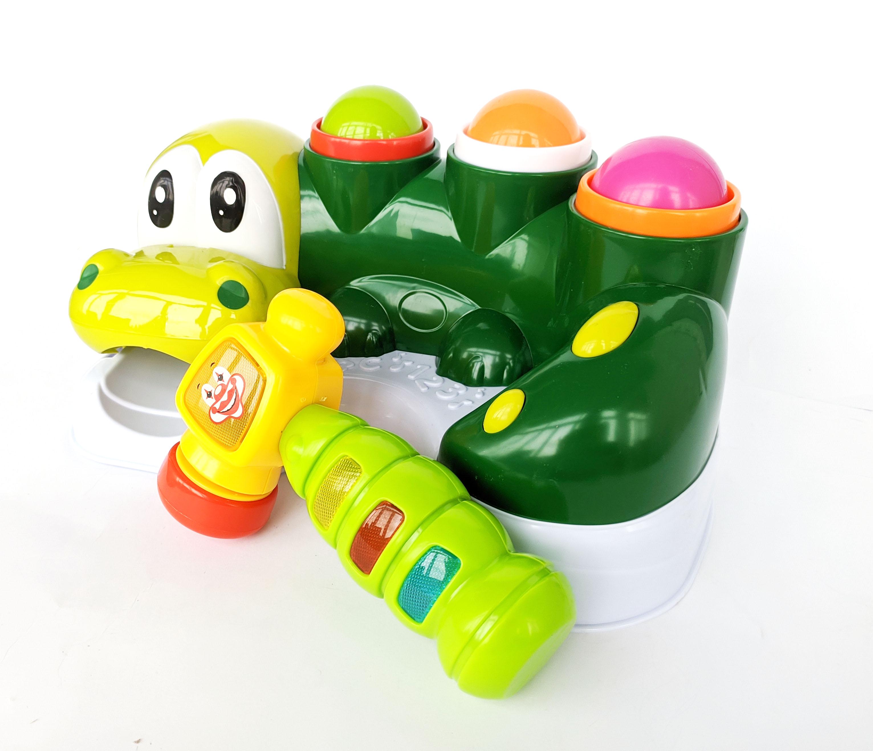 Стучалка-сортер Jia Yu Toys 29 см развивающая в виде крокодильчика (91878) - фото 5