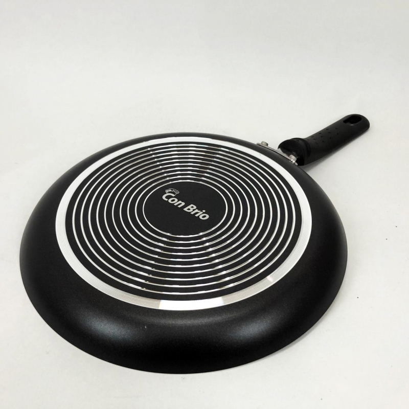 Сковорода Con Brio CB-2419 для млинців антипригарне покриття 24 см (tf5162) - фото 4 Сковорода Con Brio CB-2419 для млинців антипригарне покриття 24 см (tf5162) - фото 4