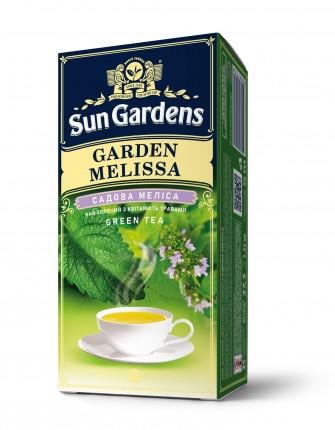 Чай зелений Sun Gardens Garden Melissa 37,5 г (25 ф/п)
