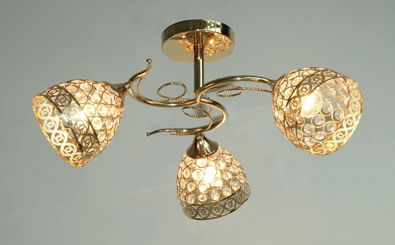 Люстра Svlight потолочная трехламповая 3173-3 Золотой (1551983939) Люстра Svlight потолочная трехламповая 3173-3 Золотой (1551983939)