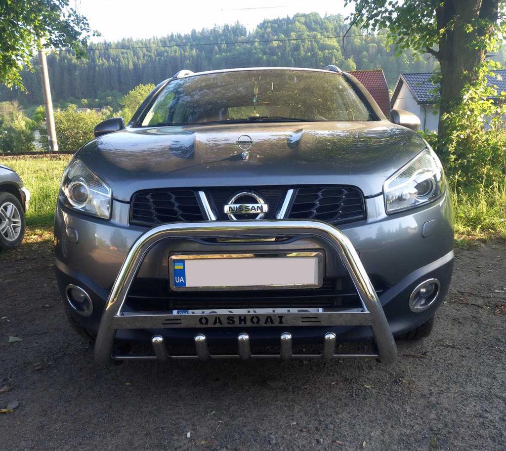 Кенгурятник WT003 60 мм CAN для Nissan Qashqai 2007-2010 гг. нержавеющая сталь Хром