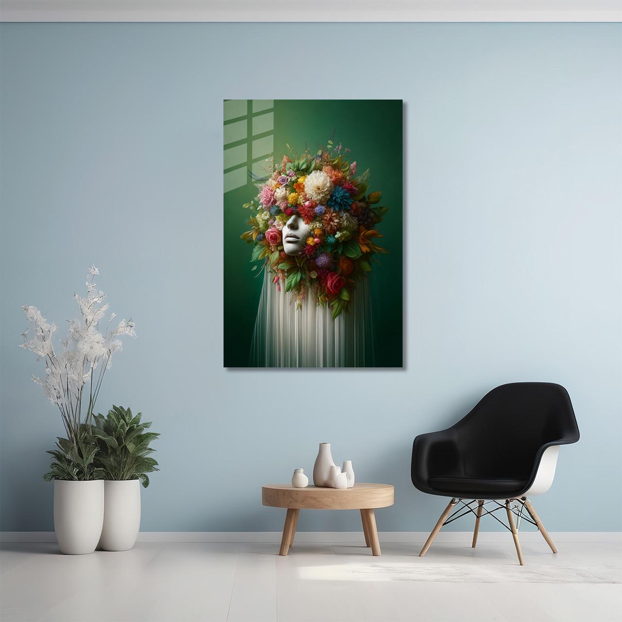 Картина на стекле NovellaPrint Цветочная фантазия 80х120 см (453.4) - фото 5