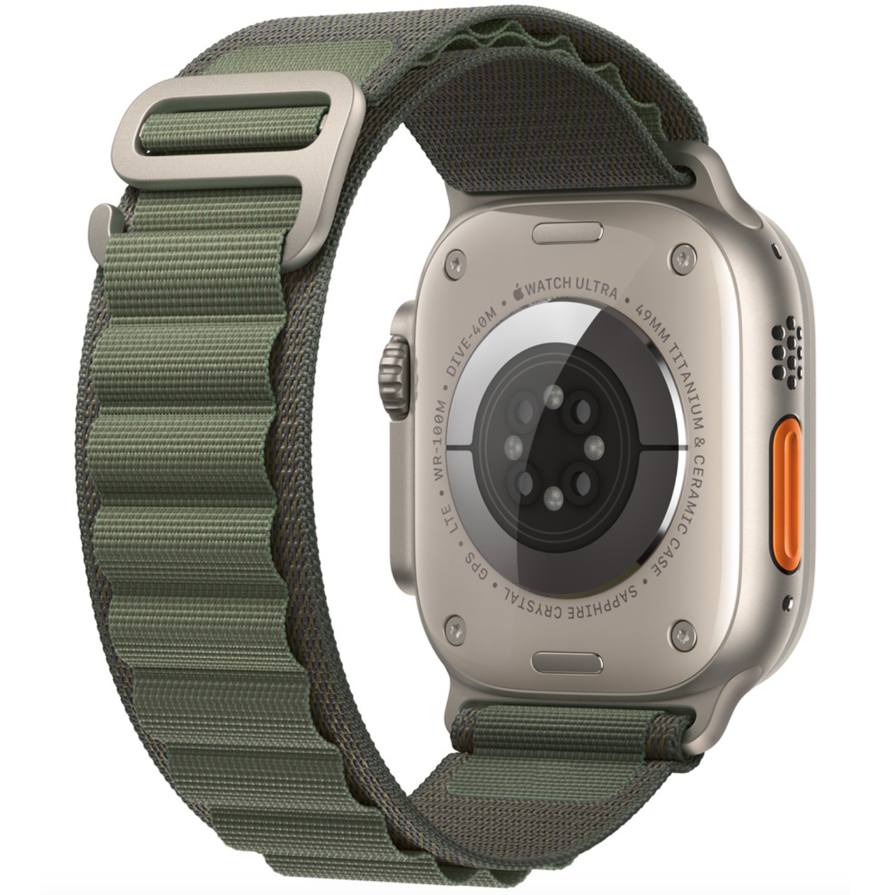 Тканевый ремешок Apple Watch Alpine Loop 49/45/44/42 mm, Green (HC) - фото 3